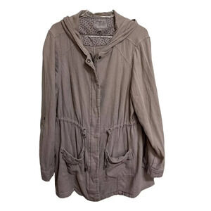 Torrid Light Pink/Mauve Zip Down Light Weight Jacket Size  1
